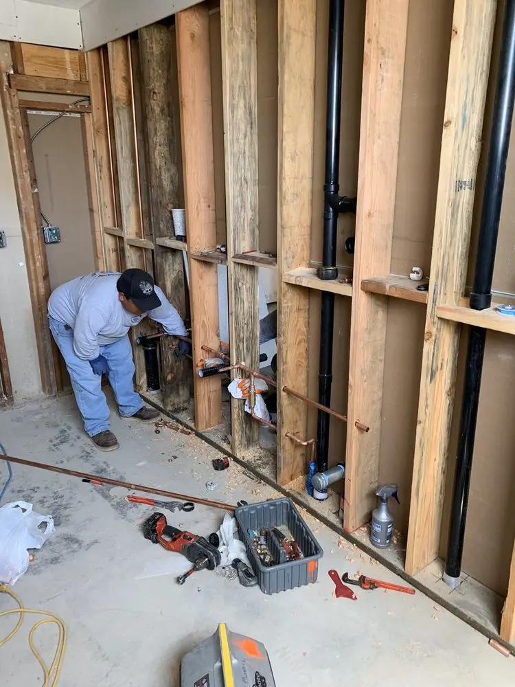Commercial rough-in plumbing for Water Heater Replacement in Windsor Locks